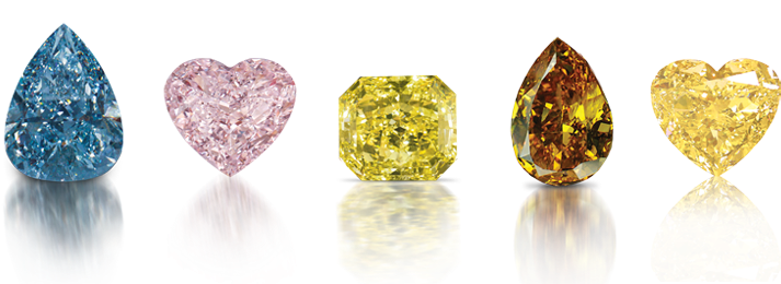 Fancy coloured diamonds