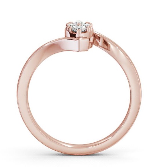 Cluster Diamond Marquise Design Ring 9K Rose Gold CL15_RG_THUMB1