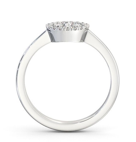 Cluster Diamond Contemporary Design Ring Palladium CL23_WG_THUMB1