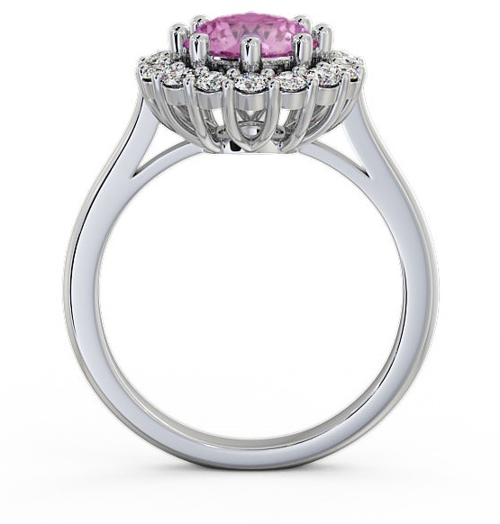 Halo Pink Sapphire and Diamond 2.00ct Ring 18K White Gold CL24GEM_WG_PS_THUMB1 
