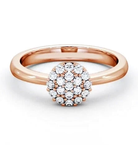 Cluster Diamond Illusion Design Ring 18K Rose Gold CL29_RG_THUMB2 