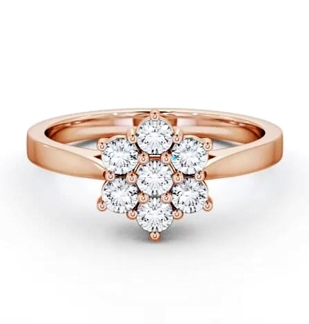 Cluster Diamond Floral Style Ring 9K Rose Gold CL2_RG_THUMB2 