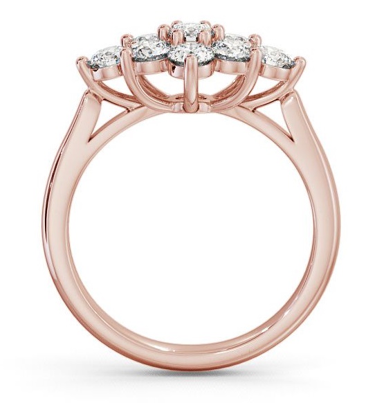 Cluster Diamond Marquise Design Ring 18K Rose Gold CL42_RG_THUMB1