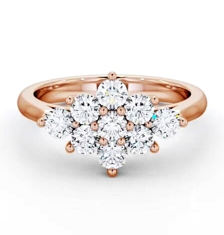 Cluster Diamond Marquise Design Ring 9K Rose Gold CL42_RG_THUMB2 