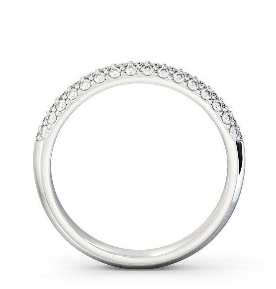 Pave Half Eternity Diamond Cluster Style Ring Platinum CL50_WG_thumb1.jpg 