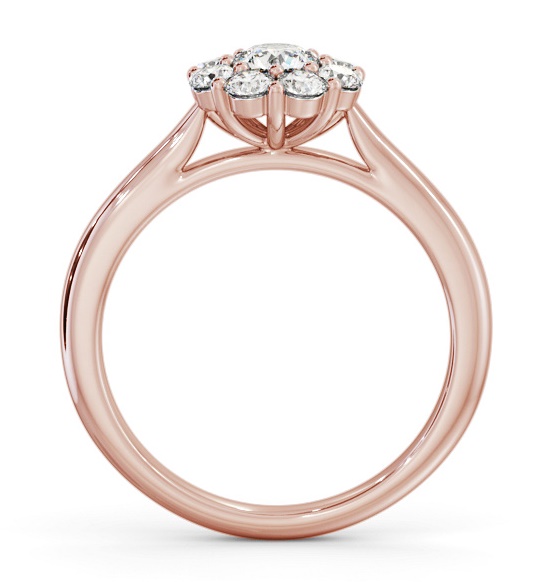Cluster Diamond Ring 9K Rose Gold CL56_RG_THUMB1 