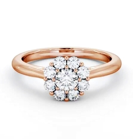 Cluster Diamond Ring 9K Rose Gold CL56_RG_THUMB1