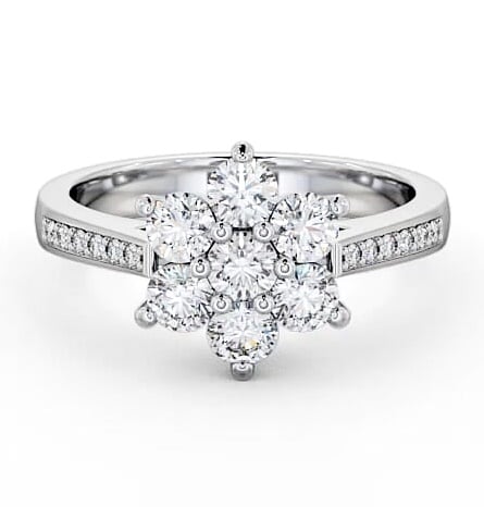 Cluster Floral Style Diamond Ring Palladium with Channel CL6S_WG_THUMB2.jpg 
