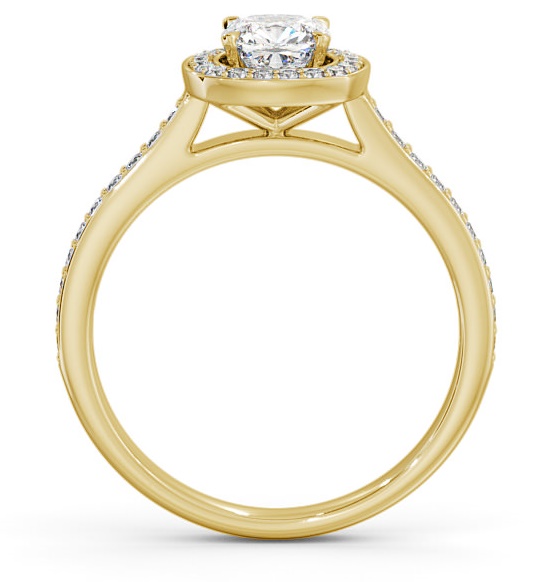 Halo Cushion Diamond Traditional Engagement Ring 18K Yellow Gold ENCU10_YG_THUMB1 