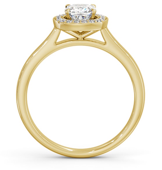 Halo Cushion Diamond Traditional Engagement Ring 18K Yellow Gold ENCU13_YG_THUMB1 