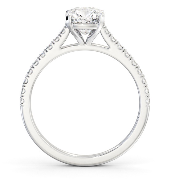 Cushion Diamond 4 Prong Engagement Ring Palladium Solitaire ENCU36S_WG_THUMB1 