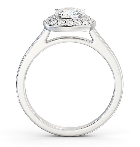 Halo Cushion Diamond Engagement Ring 18K White Gold ENCU40_WG_THUMB1 