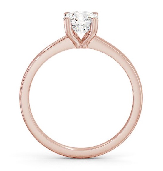 Cushion Diamond Classic 4 Prong Engagement Ring 18K Rose Gold Solitaire ENCU6_RG_THUMB1