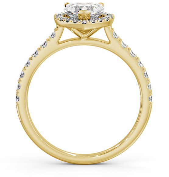 Halo Heart Diamond Classic Engagement Ring 18K Yellow Gold ENHE10_YG_THUMB1 