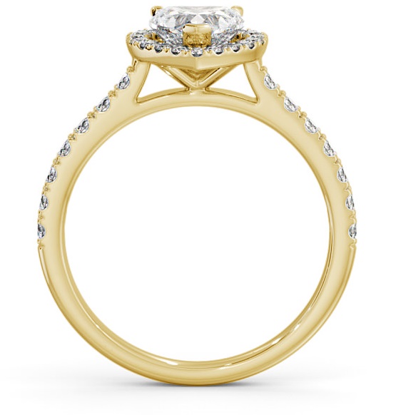 Halo Heart Diamond Classic Engagement Ring 18K Yellow Gold ENHE10_YG_THUMB1 