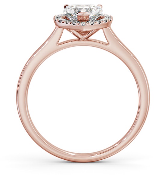 Halo Heart Diamond Classic Engagement Ring 18K Rose Gold ENHE9_RG_THUMB1 