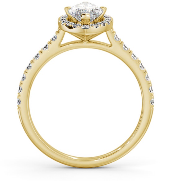 Halo Marquise Diamond Classic Engagement Ring 18K Yellow Gold ENMA12_YG_THUMB1 