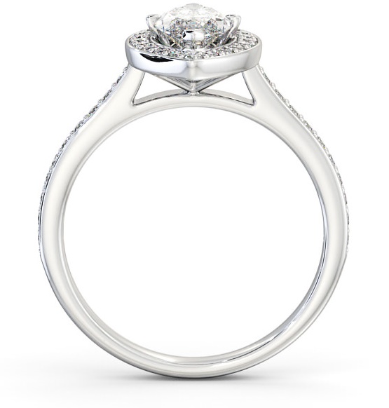 Halo Marquise Diamond Traditional Engagement Ring Platinum ENMA13_WG_THUMB1 