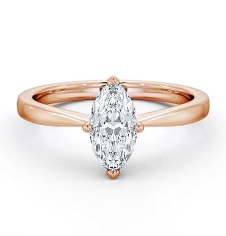 Marquise Diamond Classic 4 Prong Ring 9K Rose Gold Solitaire ENMA15_RG_THUMB1