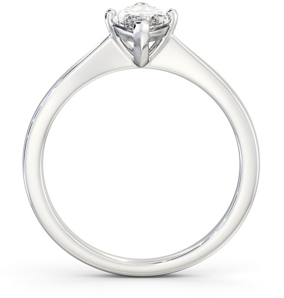 Marquise Diamond Classic 4 Prong Engagement Ring 9K White Gold Solitaire ENMA15_WG_THUMB1