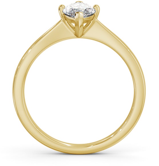 Marquise Diamond Classic 4 Prong Engagement Ring 9K Yellow Gold Solitaire ENMA15_YG_THUMB1