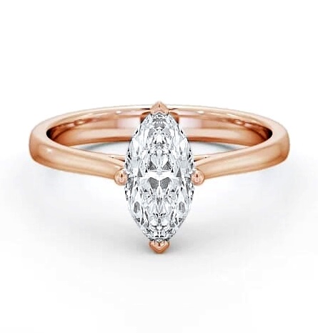 Marquise Diamond Classic 4 Prong Ring 18K Rose Gold Solitaire ENMA16_RG_THUMB1