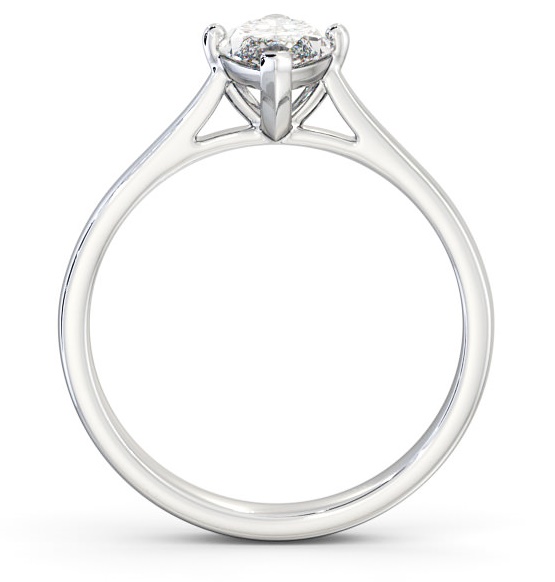 Marquise Diamond Classic 4 Prong Engagement Ring 18K White Gold Solitaire ENMA16_WG_THUMB1 