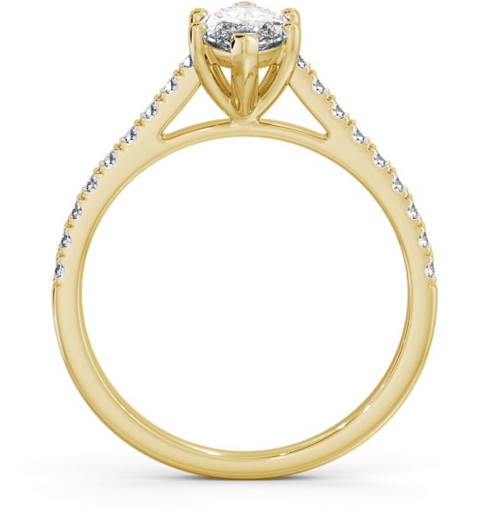 Marquise Diamond 6 Prong Engagement Ring 9K Yellow Gold Solitaire ENMA18_YG_THUMB1 