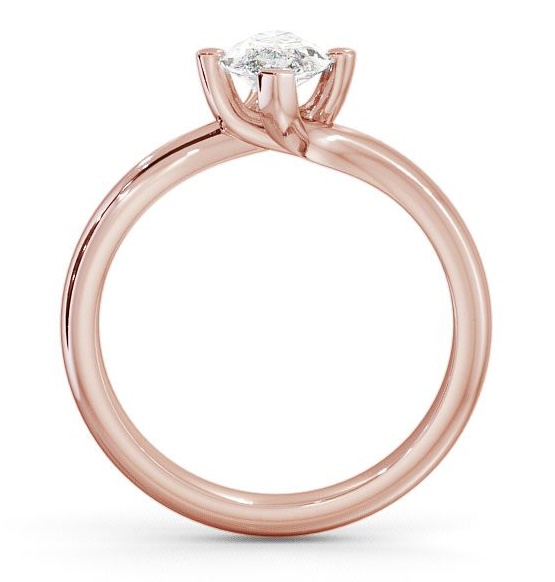 Marquise Diamond Sweeping Prongs Engagement Ring 9K Rose Gold Solitaire ENMA1_RG_THUMB1