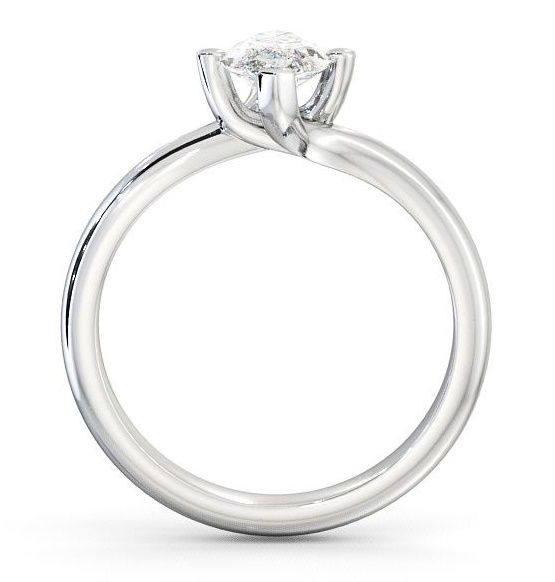 Marquise Diamond Sweeping Prongs Engagement Ring Palladium Solitaire ENMA1_WG_THUMB1