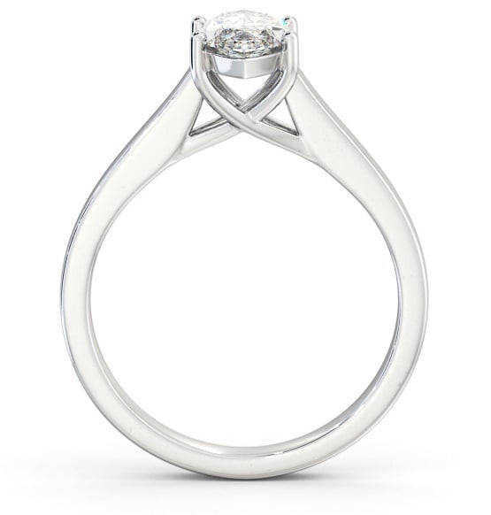Marquise Diamond Trellis Design Engagement Ring 18K White Gold Solitaire ENMA22_WG_THUMB1 