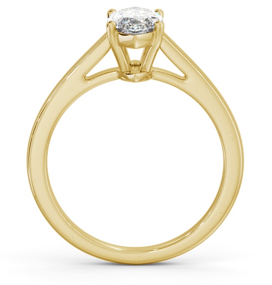 Marquise Diamond 4 Prong Engagement Ring 9K Yellow Gold Solitaire ENMA25_YG_THUMB1