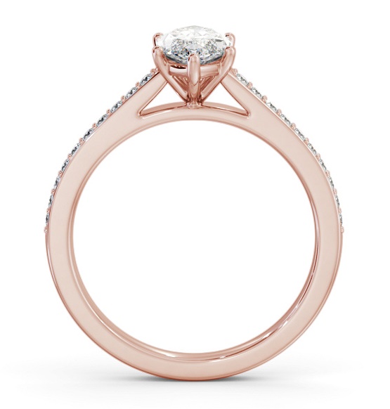 Marquise Diamond 6 Prong Engagement Ring 18K Rose Gold Solitaire ENMA25S_RG_THUMB1 