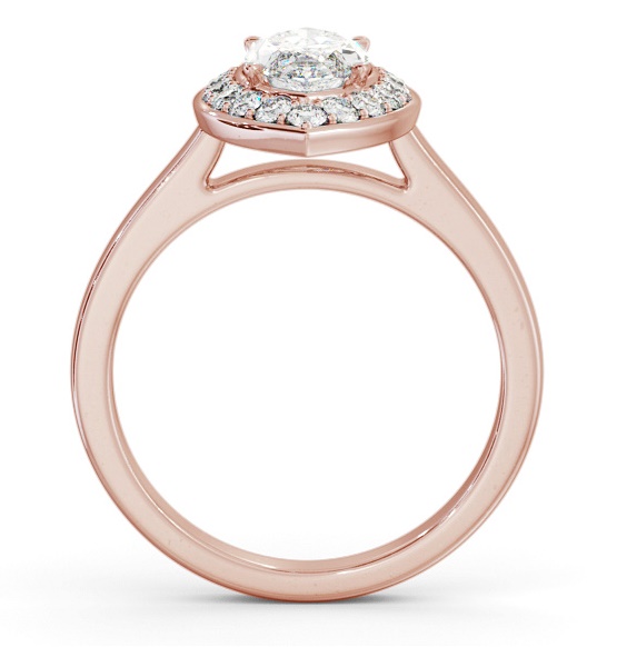 Halo Marquise Diamond Engagement Ring 18K Rose Gold ENMA29_RG_THUMB1 