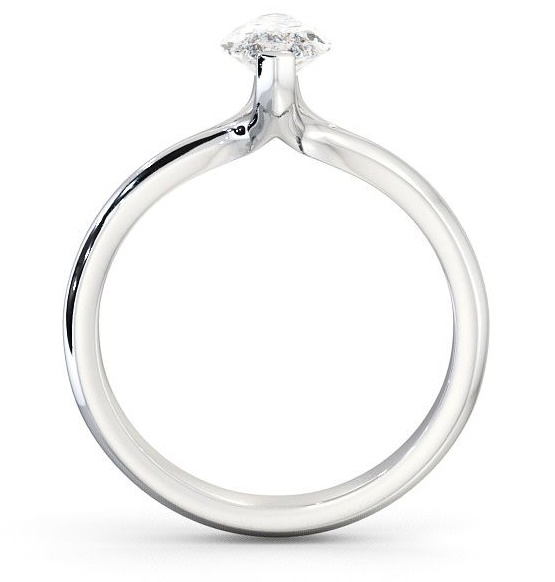 Marquise Diamond 2 Prong Engagement Ring Palladium Solitaire ENMA2_WG_THUMB1