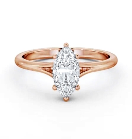 Marquise Diamond Floating Head Design Ring 18K Rose Gold Solitaire ENMA31_RG_THUMB1
