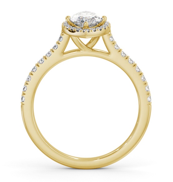 Halo Marquise Diamond Classic Engagement Ring 18K Yellow Gold ENMA33_YG_THUMB1 