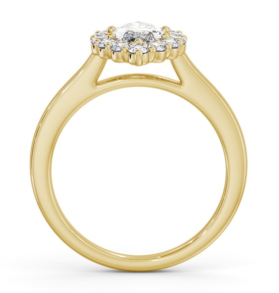 Halo Marquise Diamond Elegant Style Engagement Ring 18K Yellow Gold ENMA34_YG_THUMB1 