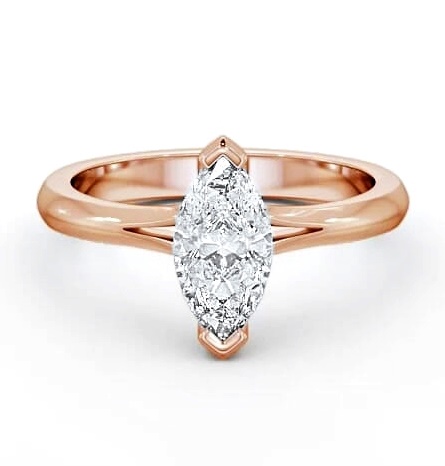 Marquise Diamond 2 Prong Engagement Ring 18K Rose Gold Solitaire ENMA3_RG_THUMB2 