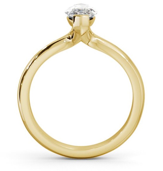 Marquise Diamond 2 Prong Engagement Ring 18K Yellow Gold Solitaire ENMA3_YG_THUMB1 