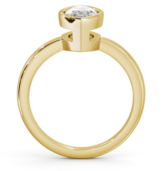 Marquise Diamond Open Bezel Engagement Ring 18K Yellow Gold Solitaire ENMA4_YG_THUMB1 