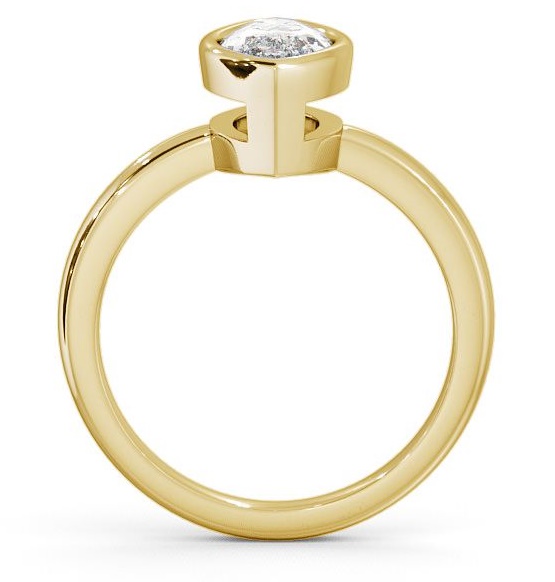 Marquise Diamond Open Bezel Engagement Ring 18K Yellow Gold Solitaire ENMA4_YG_THUMB1 