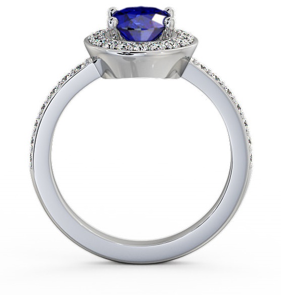 Halo Blue Sapphire and Diamond 2.03ct Ring 18K White Gold ENOV8GEM_WG_BS_THUMB1 