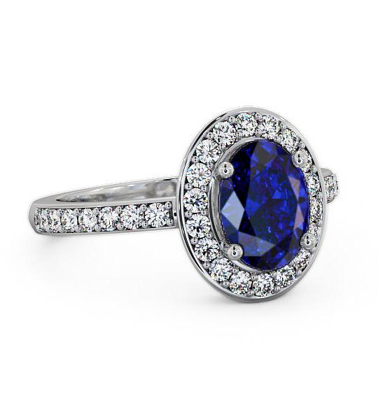 Halo Blue Sapphire and Diamond 2.03ct Ring 18K White Gold ENOV8GEM_WG_BS_THUMB2 
