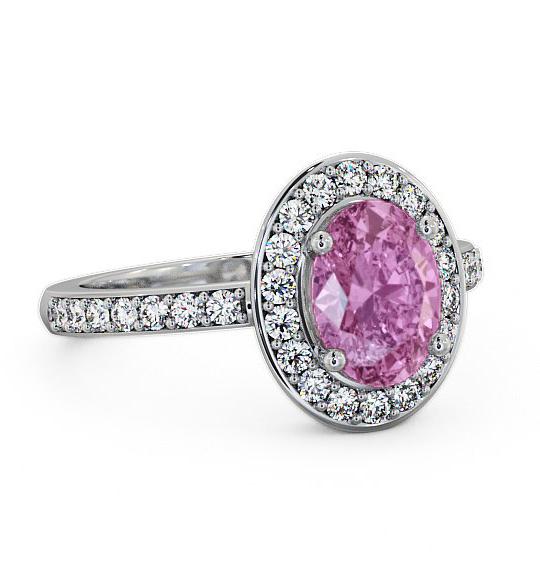 Halo Pink Sapphire and Diamond 2.03ct Ring 18K White Gold ENOV8GEM_WG_PS_THUMB2 