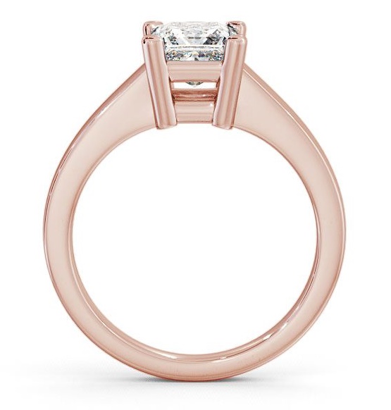 Princess Diamond Classic Engagement Ring 18K Rose Gold Solitaire ENPR12_RG_THUMB1