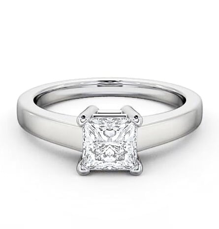 Princess Diamond Classic Engagement Ring Palladium Solitaire ENPR12_WG_THUMB2 