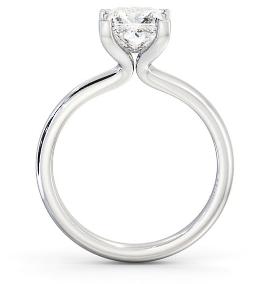 Princess Diamond 4 Prong Engagement Ring Palladium Solitaire ENPR15_WG_THUMB1 