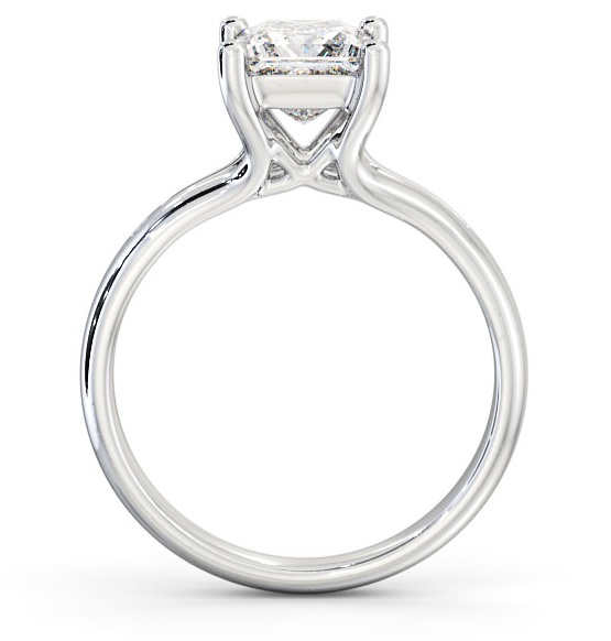 Princess Diamond Split Band Engagement Ring Palladium Solitaire ENPR24_WG_THUMB1