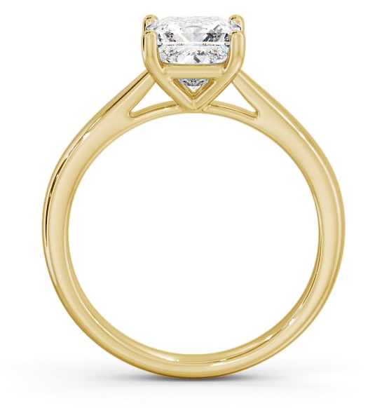 Princess Diamond Classic Engagement Ring 18K Yellow Gold Solitaire ENPR2_YG_THUMB1